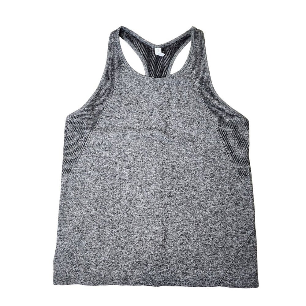 Womens All in Motion Heather Charcoal Seamless Core Tank Top Sleeveless Size XXL